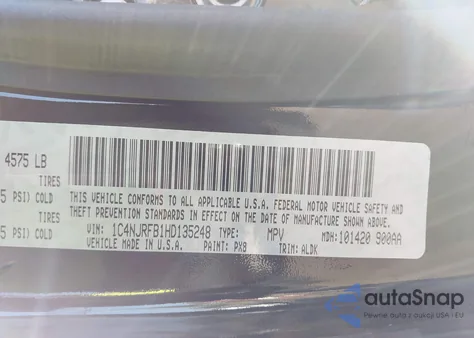 2017 Jeep Patriot High Altitude 4X4 из США, поврежденный, VIN 1C4NJRFB1HD135248